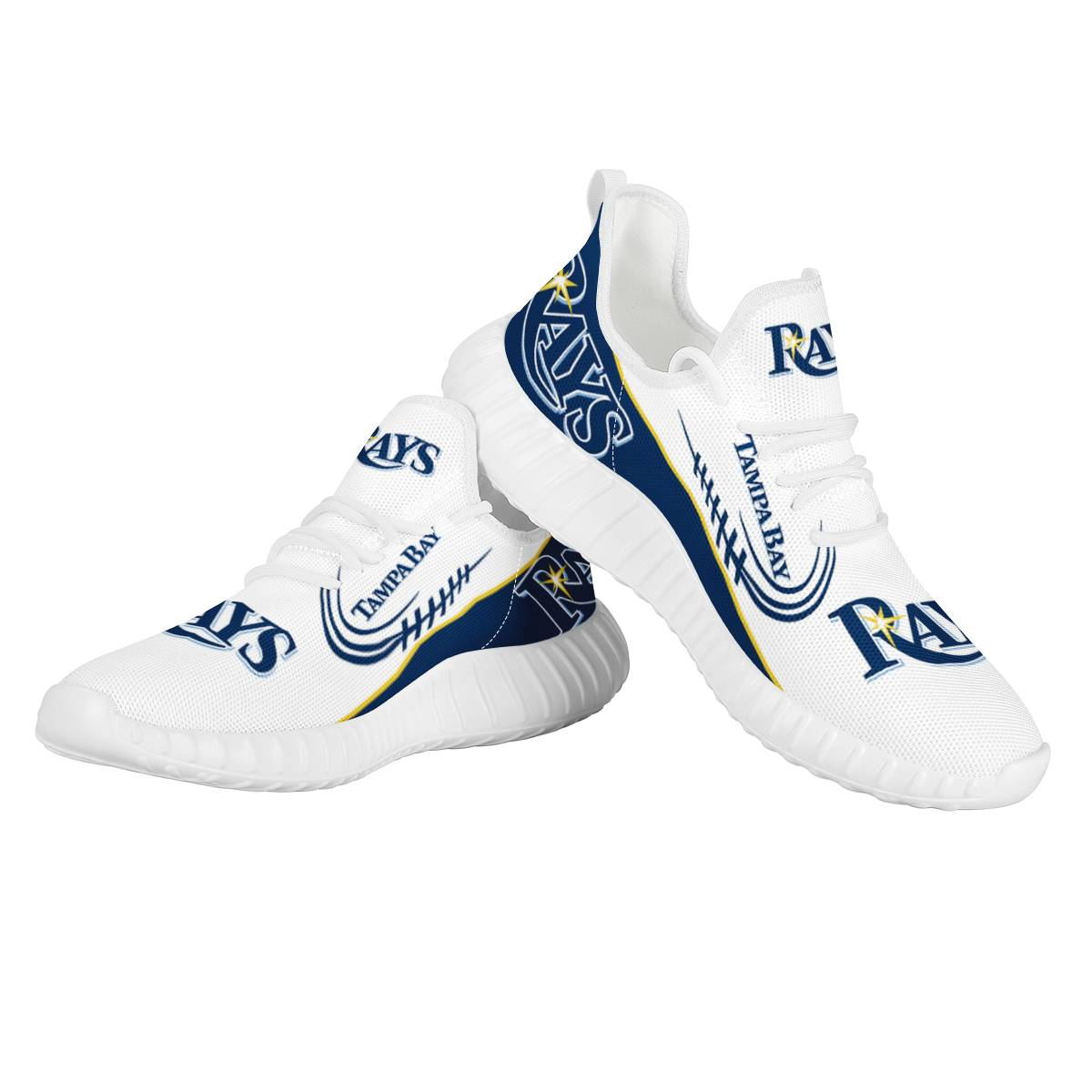 Men's Tampa Bay Rays Mesh Knit Sneakers/Shoes 003
